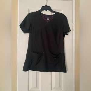 Black Scrub Top